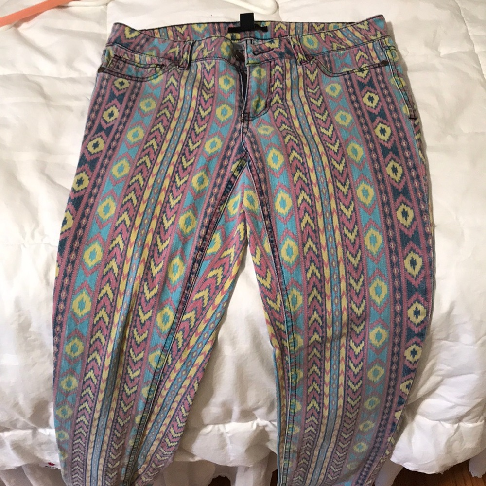 Floral “hippie” pants
